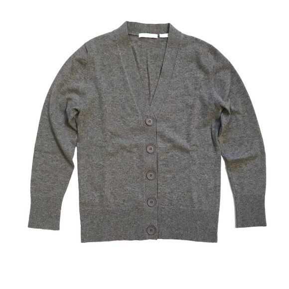 Neiman Marcus Cardigan Sweater Womens Medium Cashmere Button Down Long Sleeve - Picture 9 of 9